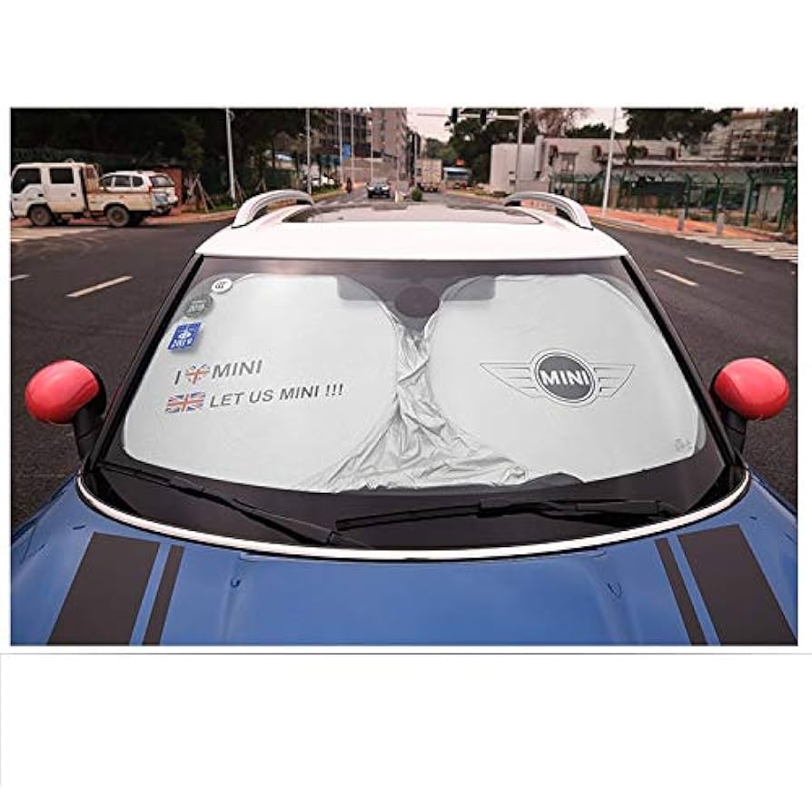 ミニクーパー　MINI COOPER　UV　サンシェード　フロントガラス Amazon.co.jp: ミニクーパー MINI 互換品 フロントガラス用